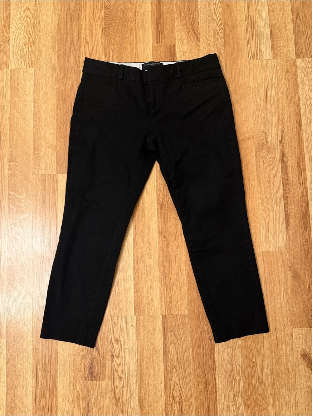 Banana Republic Black Slim Stretch Chinos